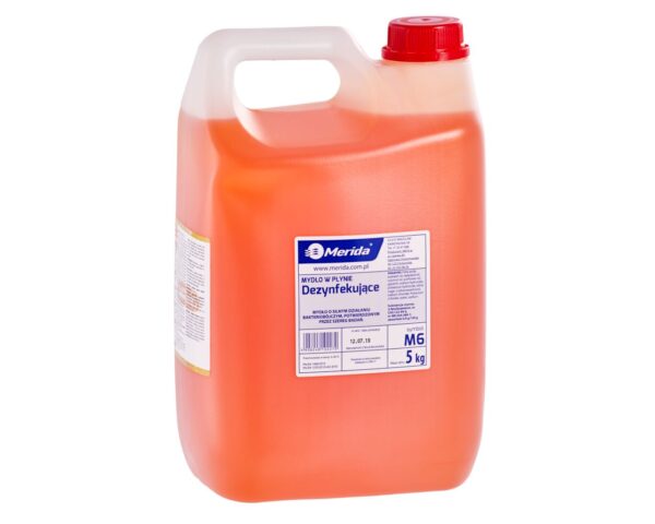 Mydło w płynie DEZYNFEKUJĄCE, kanister 5 kg, zapach grejpfrutowy