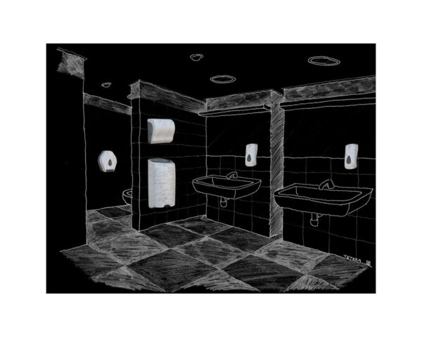 Mechaniczny podajnik ręczników w rolach MERIDA UNIQUE SOLID CUT MARBLE LINE Mechaniczny podajnik ręczników w rolach MERIDA UNIQUE SOLID CUT MARBLE LINE