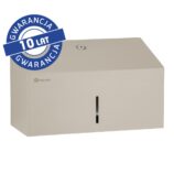 Pojemnik na ręczniki składane MERIDA STELLA SILK GREY LINE MINI, szary jedwabisty