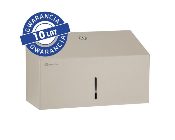 Pojemnik na ręczniki składane MERIDA STELLA SILK GREY LINE MINI, szary jedwabisty