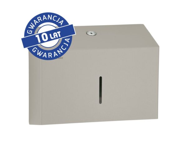 Pojemnik na ręczniki składane MERIDA STELLA SLIM STONE GREY LINE MINI, szary kamienny