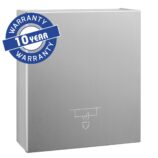 Podszafkowy pojemnik na ręczniki składane MERIDA STELLA SLIM MAXI, stal matowa