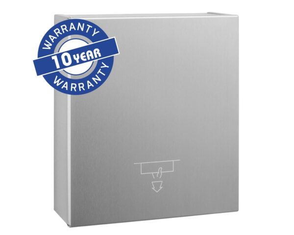 Podszafkowy pojemnik na ręczniki składane MERIDA STELLA SLIM MAXI, stal matowa Podszafkowy pojemnik na ręczniki składane MERIDA STELLA SLIM MAXI, stal matowa