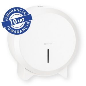 Pojemnik na papier toaletowy MERIDA STELLA WHITE LINE MINI, średnica papieru do 19 cm, biały