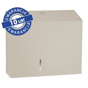 Pojemnik na papier toaletowy MERIDA STELLA SILK GREY LINE MAXI, średnica papieru do 23 cm, szary jedwabisty