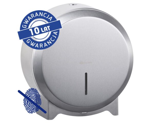 Pojemnik na papier toaletowy MERIDA STELLA Anti-FingerPrint MINI, śr. papieru do 19 cm, stal matowa z powłoką AFP