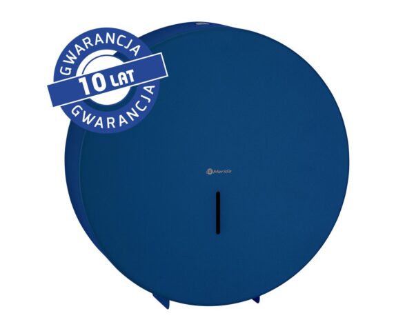 Pojemnik na papier toaletowy MERIDA STELLA BLUE LINE MEGA, śr. papieru do 28 cm, niebieski