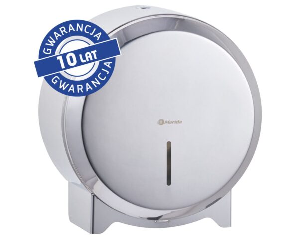 Pojemnik na papier toaletowy MERIDA STELLA MINI, średnica papieru do 19 cm, stal polerowana