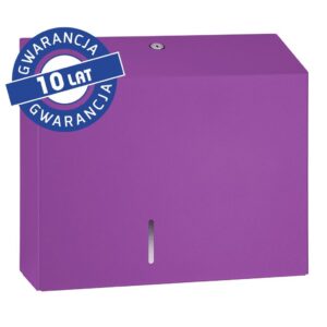 Pojemnik na papier toaletowy MERIDA STELLA VIOLET LINE MAXI, średnica papieru do 23 cm, fioletowy