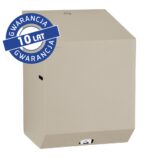 Pojemnik na ręczniki papierowe w rolach MERIDA STELLA SILK GREY LINE MAXI, szary jedwabisty