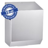 Mechaniczny podajnik ręczników papierowych w rolach MERIDA STELLA AUTOMATIC MAXI, stal polerowana