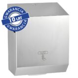 Automatyczny bezdotykowy podajnik ręczników papierowych w rolach MERIDA STELLA AUTOMATIC MAXI, stal polerowana