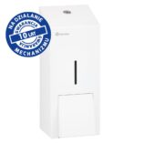 Dozownik mydła w pianie MERIDA STELLA WHITE LINE MAXI na jednorazowe wkłady 700 g, biały