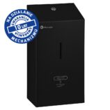 Bezdotykowy automatyczny dozownik mydła w pianie MERIDA STELLA AUTOMATIC BLACK LINE na jednorazowe wkłady 1000 g, czarny