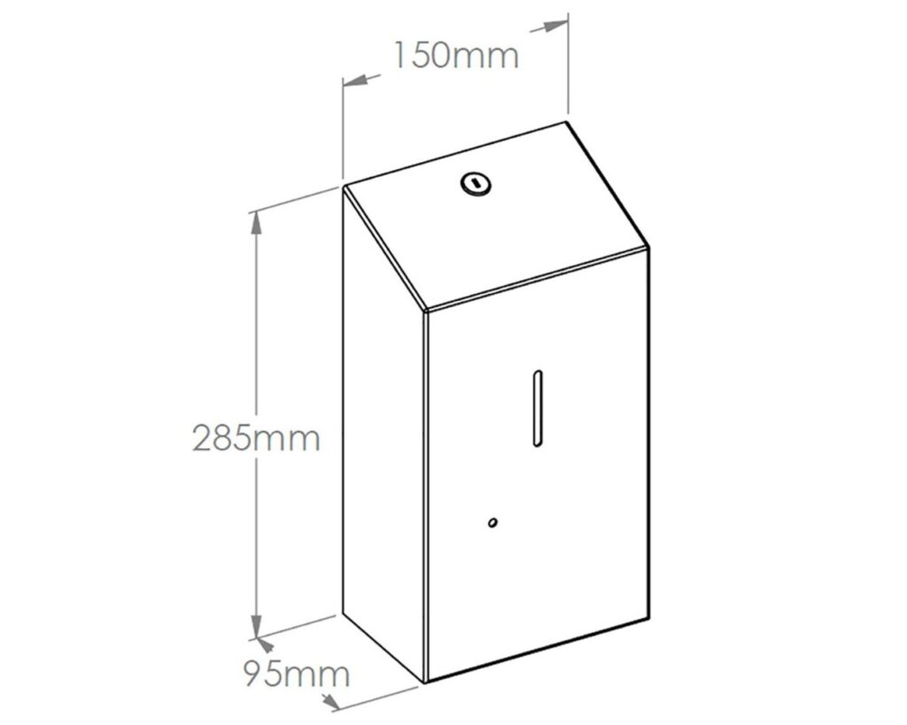 Bezdotykowy automatyczny dozownik mydła w płynie MERIDA STELLA BLACK LINE AUTOMATIC, pojemność zbiornika 1000 ml, czarny