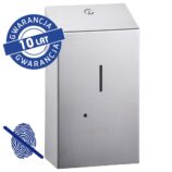 Bezdotykowy automatyczny dozownik mydła w płynie MERIDA STELLA AUTOMATIC Anti-FingerPrint, pojemność zbiornika 1000 ml, stal matowa z powłoką AFP