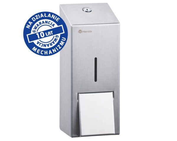 Dozownik mydła w pianie MERIDA STELLA MAXI, na jednorazowe wkłady 700 g z pompką spieniającą, stal matowa Dozownik mydła w pianie MERIDA STELLA MAXI, na jednorazowe wkłady 700 g z pompką spieniającą, stal matowa