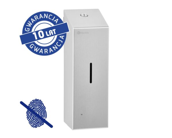 Bezdotykowy automatyczny dozownik mydła w pianie MERIDA STELLA AUTOMATIC SLIM Anti-FingerPrint, stal matowa z powłoką AFP