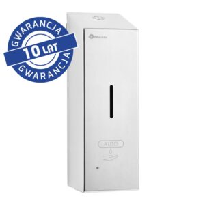 Bezdotykowy automatyczny dozownik mydła w pianie MERIDA STELLA AUTOMATIC SLIM na jednorazowe wkłady 800 ml, stal polerowana