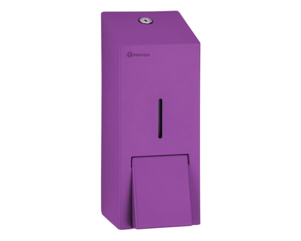 Dozownik mydła w płynie MERIDA STELLA VIOLET LINE MAXI, pojemność zbiornika 800 ml, fioletowy Dozownik mydła w płynie MERIDA STELLA VIOLET LINE MAXI, pojemność zbiornika 800 ml, fioletowy