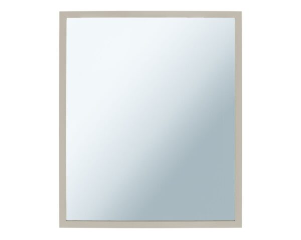 Lustro w ramie metalowej - szarej jedwabistej MERIDA STELLA SILK GREY LINE, 50 x 60 cm Lustro w ramie metalowej - szarej jedwabistej MERIDA STELLA SILK GREY LINE, 50 x 60 cm