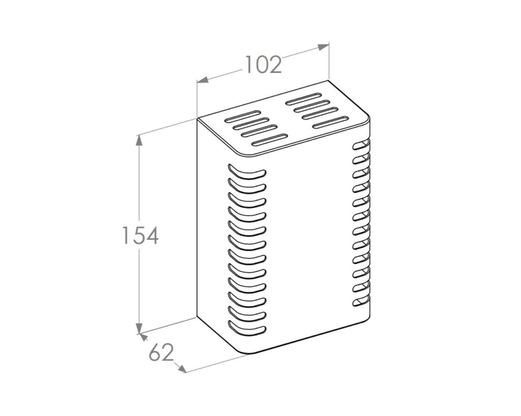 Odświeżacz powietrza V SOLID EVOLUTION MERIDA STELLA, stal matowa