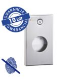 Pojemnik na torebki higieniczne MERIDA STELLA Anti-FingerPrint stal matowa z powłoką AFP