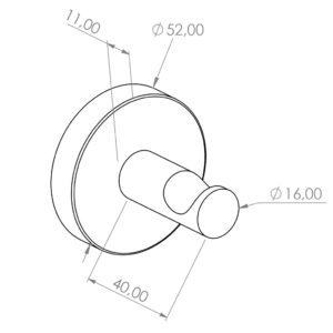 Wieszak kołkowy MERIDA STELLA BLUE LINE, niebieski
