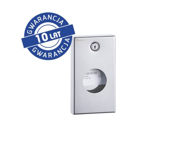 Pojemnik na torebki higieniczne MERIDA STELLA, pojemność 30 szt. torebek, stal polerowana