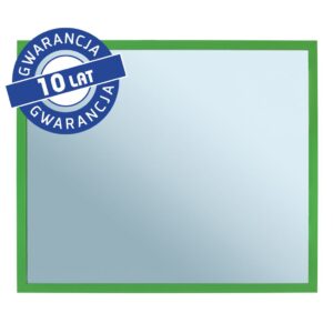 Lustro w ramie metalowej - zielonej MERIDA STELLA GREEN LINE, 50 x 60 cm