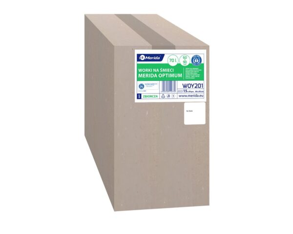 Worki na śmieci MERIDA OPTIMUM, 60 x 90 cm, pojemność 70 l, rolka 50 szt., ŻÓŁTE, HDPE/LDPE Worki na śmieci MERIDA OPTIMUM, 60 x 90 cm, pojemność 70 l, rolka 50 szt., ŻÓŁTE, HDPE/LDPE