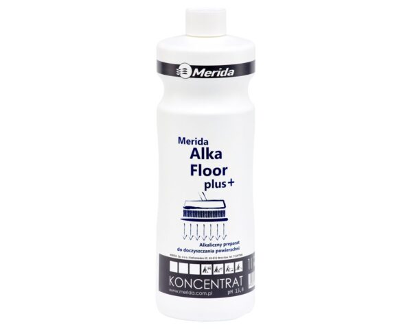 MERIDA ALKA FLOOR PLUS 1 l, środek alkaliczny do czyszczenia gresu i płytek antypoślizgowych