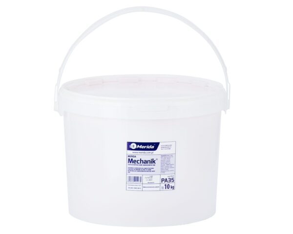 Pasta do mycia silnie zabrudzonych rąk MERIDA MECHANIK, wiadro 10 kg Pasta do mycia silnie zabrudzonych rąk MERIDA MECHANIK, wiadro 10 kg