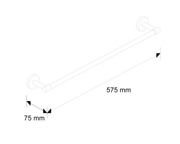 Drążek na ręczniki L500 Drążek na ręczniki L500