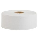 Papier toaletowy MERIDA CLASSIC , biały, średnica 23 cm, długość 340 m, jednowarstwowy, zgrzewka 6 szt., ECOLABEL