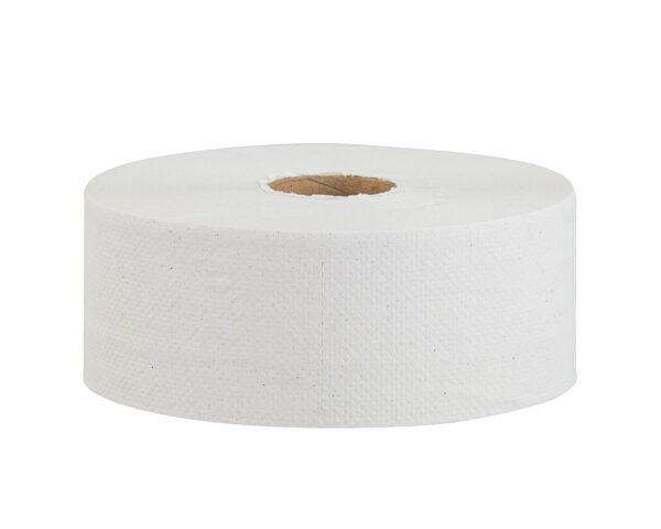 Papier toaletowy MERIDA OPTIMUM, biały, średnica 23 cm, długość 210 m, dwuwarstwowy, zgrzewka 6 szt., ECOLABEL Papier toaletowy MERIDA OPTIMUM, biały, średnica 23 cm, długość 210 m, dwuwarstwowy, zgrzewka 6 szt., ECOLABEL