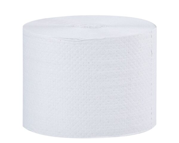 Papier toaletowy bez gilzy MERIDA OPTIMUM, biały, średnica 12 cm, długość 85 m, dwuwarstwowy, karton 18 szt., ECOLABEL Papier toaletowy bez gilzy MERIDA OPTIMUM, biały, średnica 12 cm, długość 85 m, dwuwarstwowy, karton 18 szt., ECOLABEL