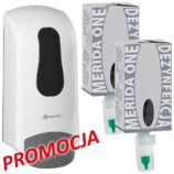 Dozownik mydła w pianie MERIDA ONE i 2 wkłady z mydłem MERIDA ONE SANITINAS DEZYNFEKCYJNYM