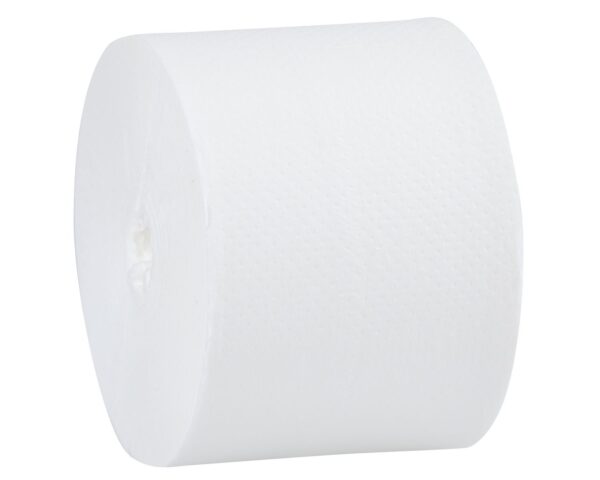 Papier toaletowy bez gilzy MERIDA TOP, biały, średnica 12 cm, długość 85 m, dwuwarstwowy, karton 18 szt, ECOLABEL Papier toaletowy bez gilzy MERIDA TOP, biały, średnica 12 cm, długość 85 m, dwuwarstwowy, karton 18 szt, ECOLABEL