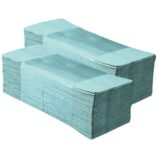 Ręczniki papierowe MERIDA ECONOMY, zielone, jednowarstwowe, 4000 szt.