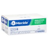 Ręczniki papierowe w roli z adaptorem MERIDA OPTIMUM AUTOMATIC MAXI, białe, średnica 19 cm, długość 250 m, jednowarstwowe, karton 6 rolek