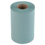Ręczniki papierowe w roli MERIDA CLASSIC MINI, zielone, średnica 13,5 cm, długość 90 m, jednowarstwowe, zgrzewka 12 rolek