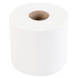 Ręczniki papierowe w roli MERIDA TOP CENTER PULL MINI, białe, średnica 17 cm, długość 130 m, dwuwarstwowe, zgrzewka 6 rolek, ECOLABEL