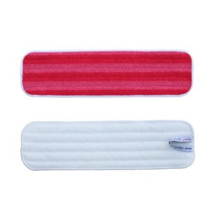Mop z rzepem PREMIUM, mikrowłókno, 47 x 13, czerwony