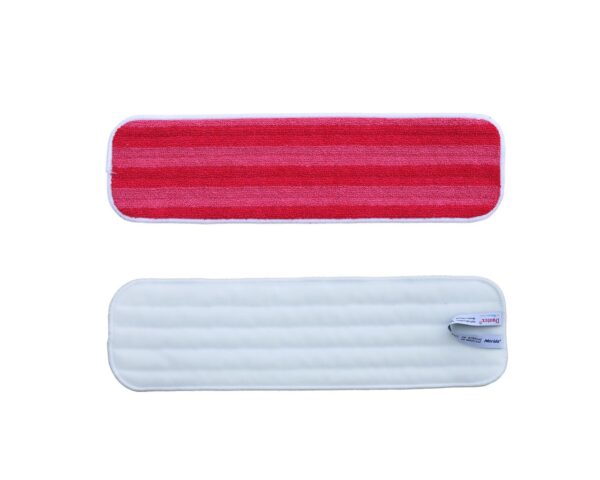 Mop z rzepem PREMIUM, mikrowłókno, 47 x 13, czerwony