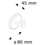 WIESZAK OKRĄGŁY MATOWY